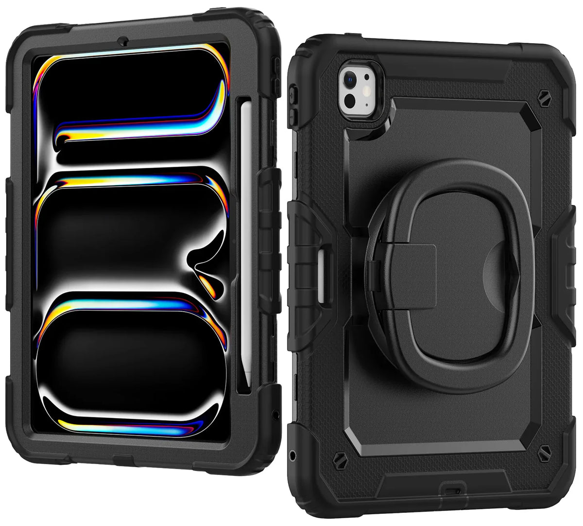 Mobilize Rotating Defender Case Stand Function For Apple Ipad Pro 11 (2024) Black - Essentify