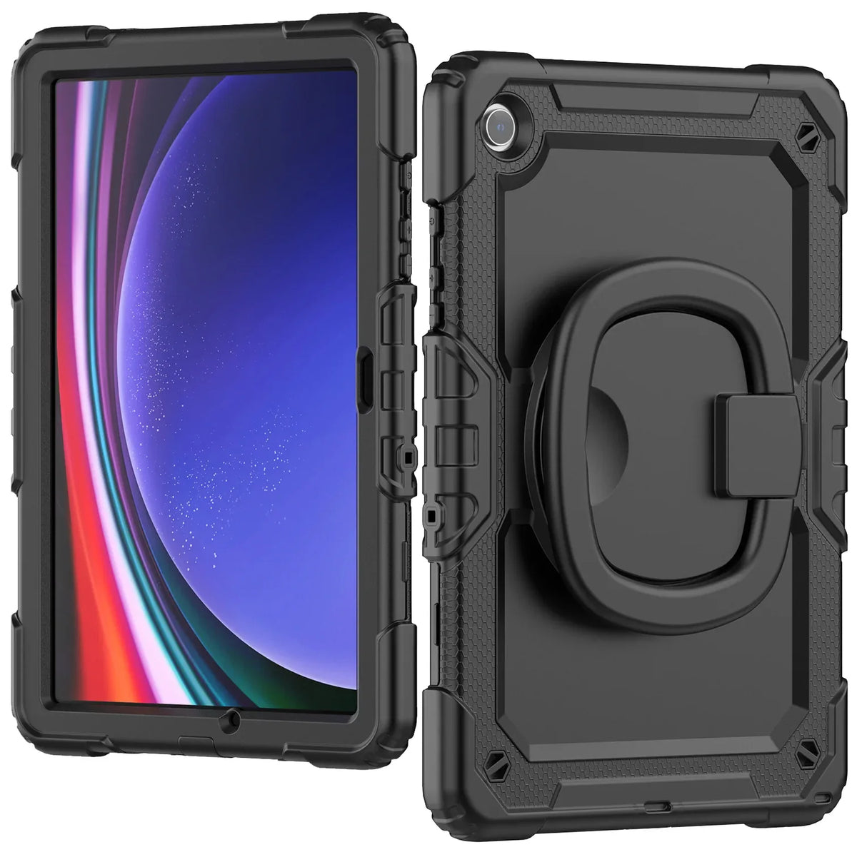 Mobilize Rotating Defender Case Stand Function For Samsung Galaxy Tab A9+ 11 Black - Essentify