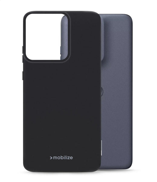 Mobilize Rubber Gelly Case Motorola Edge 50 Neo Matt Black - Essentify