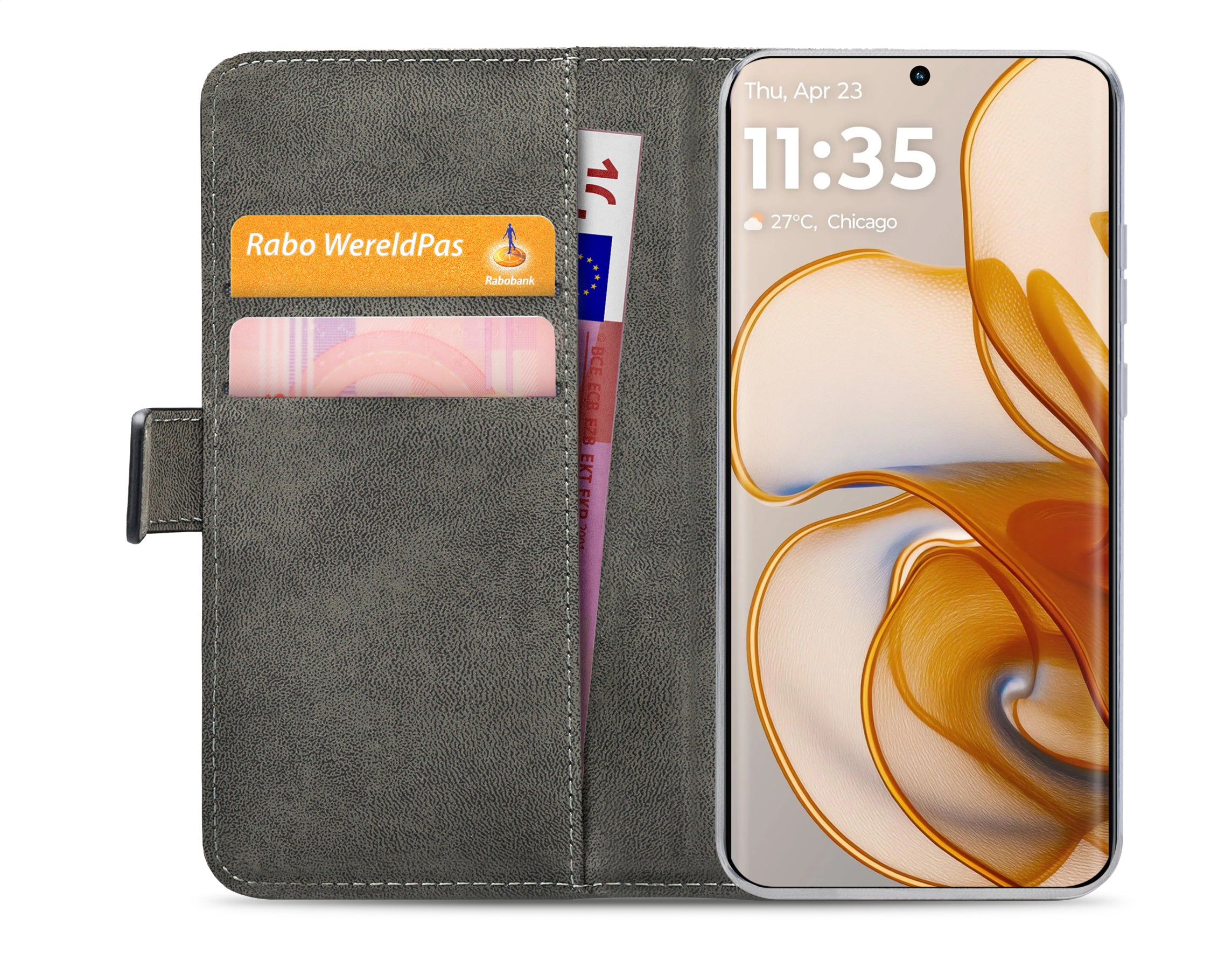 Mobilize Classic Gelly Wallet Book Case Motorola Edge 50 Black