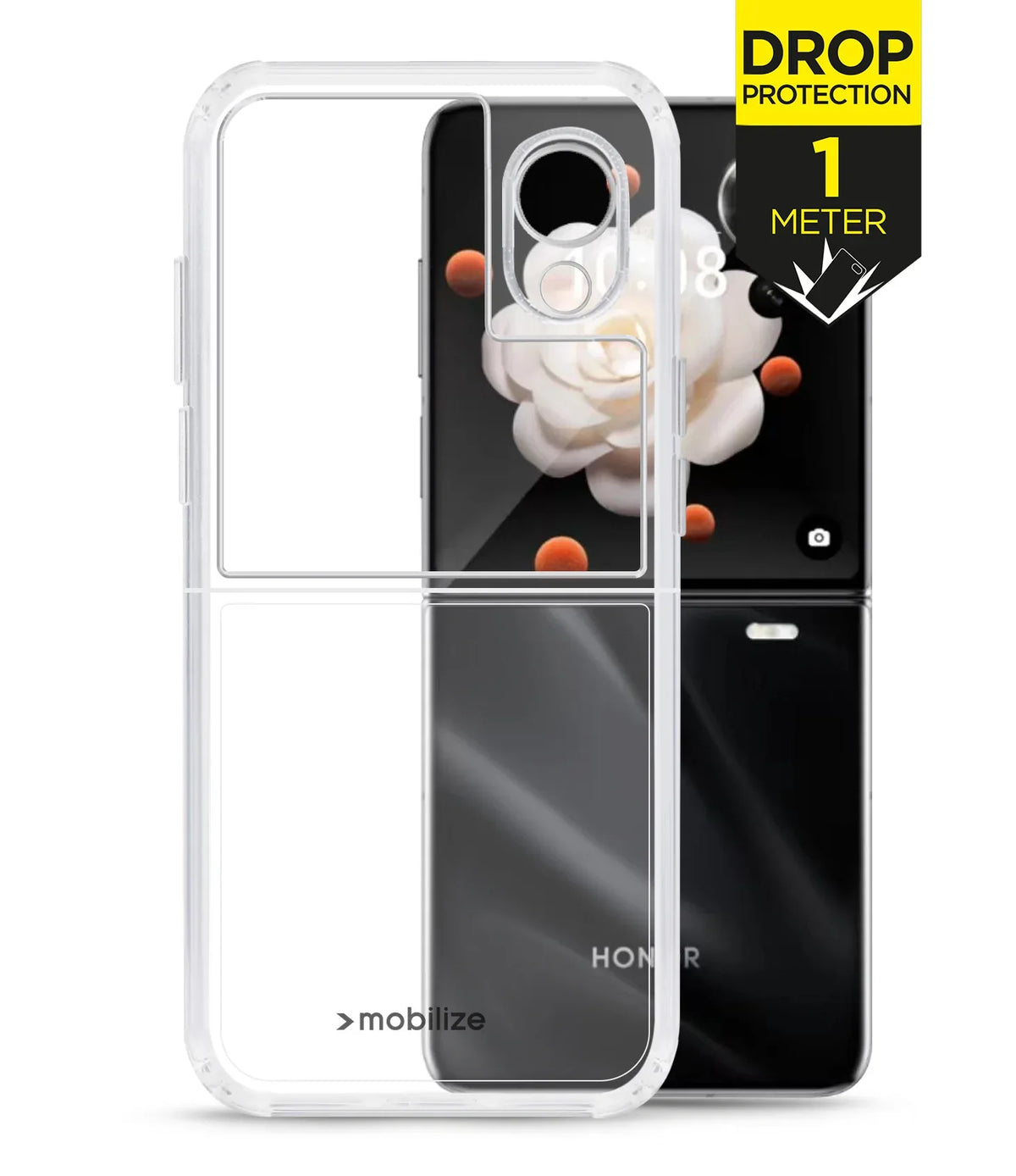 Mobilize Naked Protection Case Honor Magic V Flip Clear - Essentify
