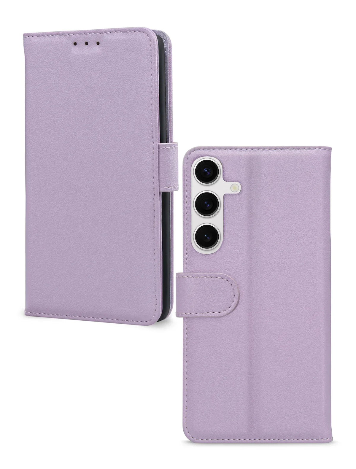 Mobilize Premium Gelly Wallet Book Case Samsung Galaxy S24 Fe Purple - Essentify