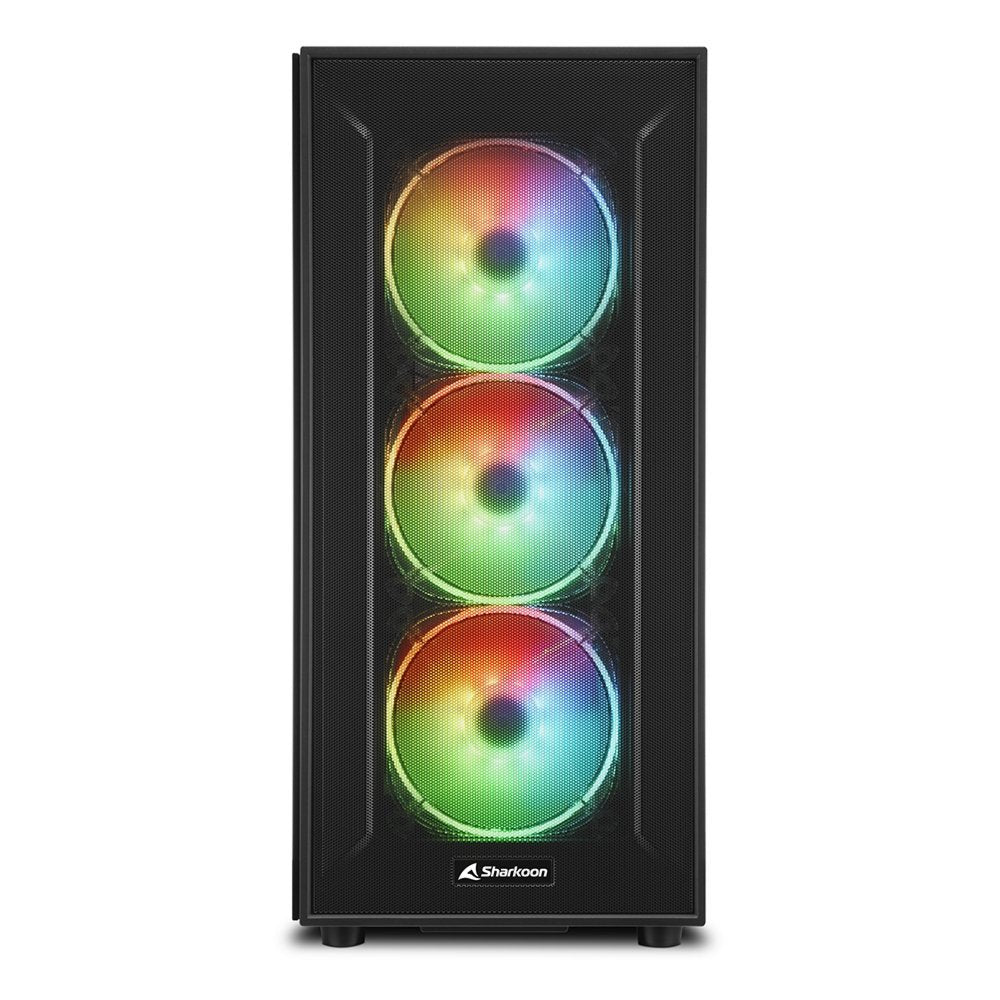 Sharkoon TG6M RGB | Midi Tower Behuizing | Zwart