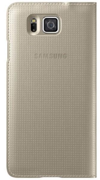 Samsung Smartview Cover Galaxy Alpha Gold - Essentify