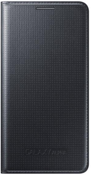 Samsung Flip Cover Galaxy Alpha Black - Essentify
