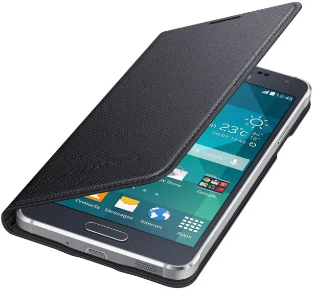 Samsung Flip Cover Galaxy Alpha Black - Essentify