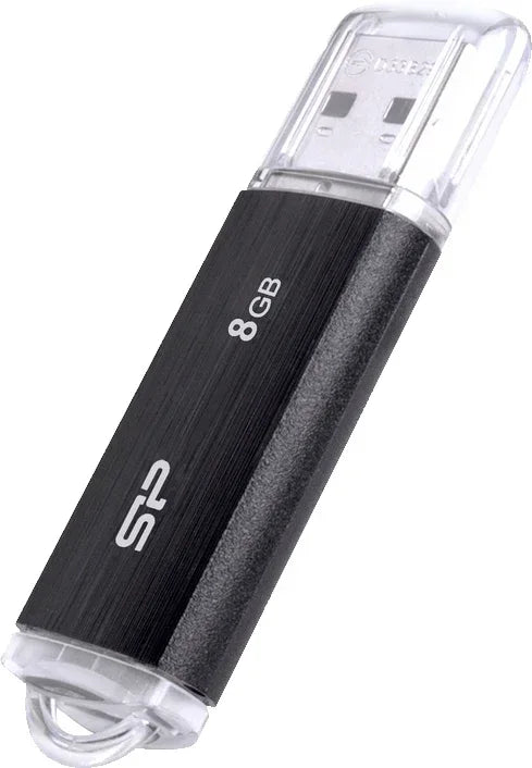 Silicon Power U02 Ultima Usb Pendrive 8Gb Usb 2.0 Black - Essentify