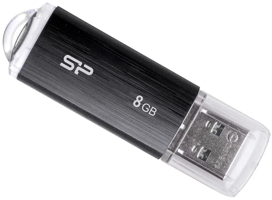 Silicon Power U02 Ultima Usb Pendrive 8Gb Usb 2.0 Black - Essentify