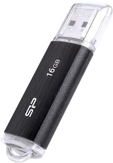 Silicon Power U02 Ultima Usb Pendrive 16Gb Usb 2.0 Black - Essentify
