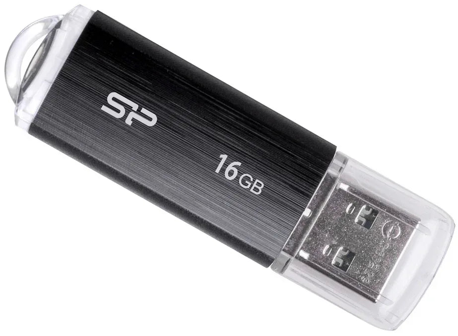 Silicon Power U02 Ultima Usb Pendrive 16Gb Usb 2.0 Black - Essentify