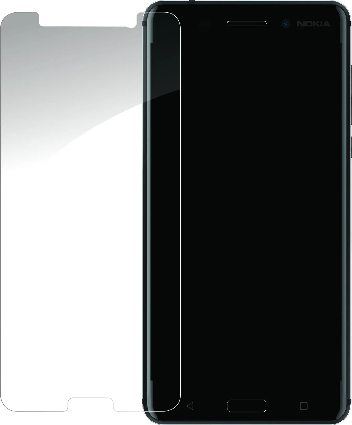 Mobilize Glass Screen Protector Nokia 6/6 Arte Black Special Edition Black - Essentify