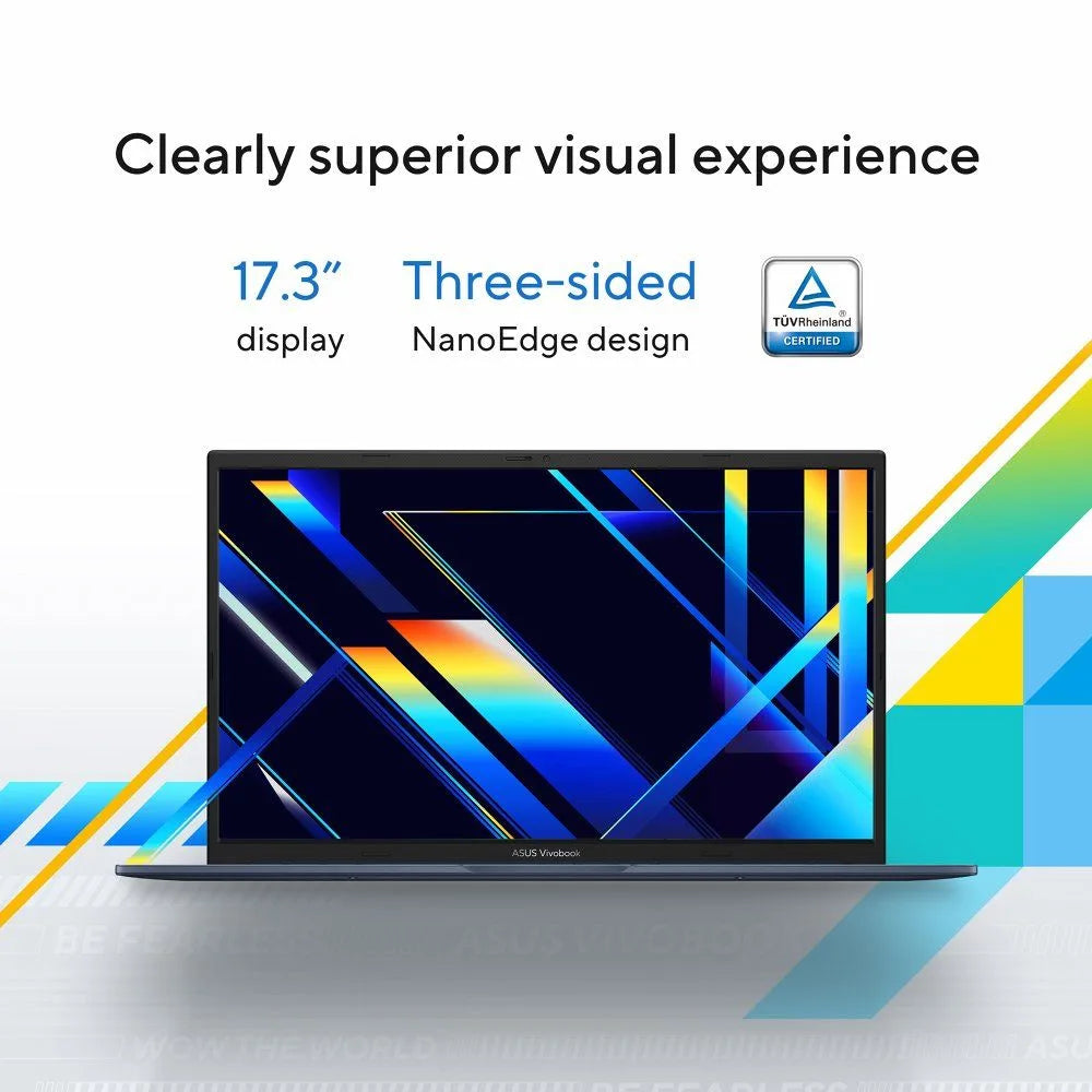 ASUS Vivobook 17 X1704VA | 17.3'' Full HD IPS | Intel Core 5 120U | 16GB RAM | 512B SSD | W11 Home | Quiet Blue