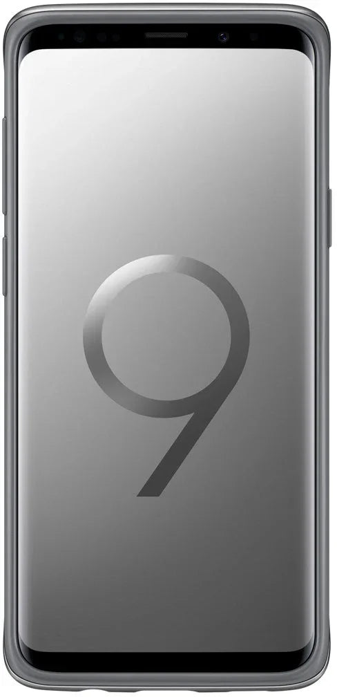 Samsung Protective Standing Cover Galaxy S9+ Silver - Essentify