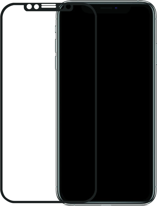 Mobilize Edge-To-Edge Glass Screen Protector Apple Iphone Xs Max/11 Pro Max Black Full Glue - Essentify