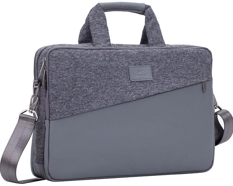 Rivacase Egmont Laptop Bag 15.6Inch Grey - Essentify