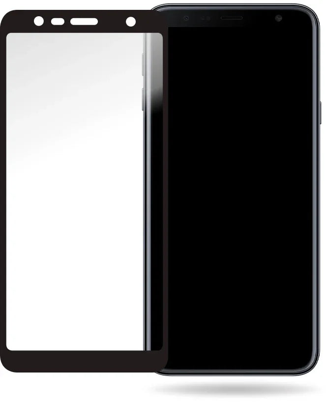 Mobilize Glass Screen Protector - Black Frame - Samsung Galaxy J4+ - Essentify