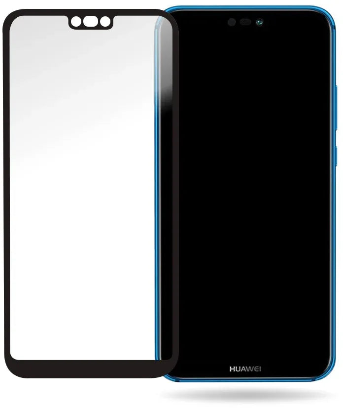 Mobilize Glass Screen Protector - Black Frame - Huawei P20 Lite - Essentify