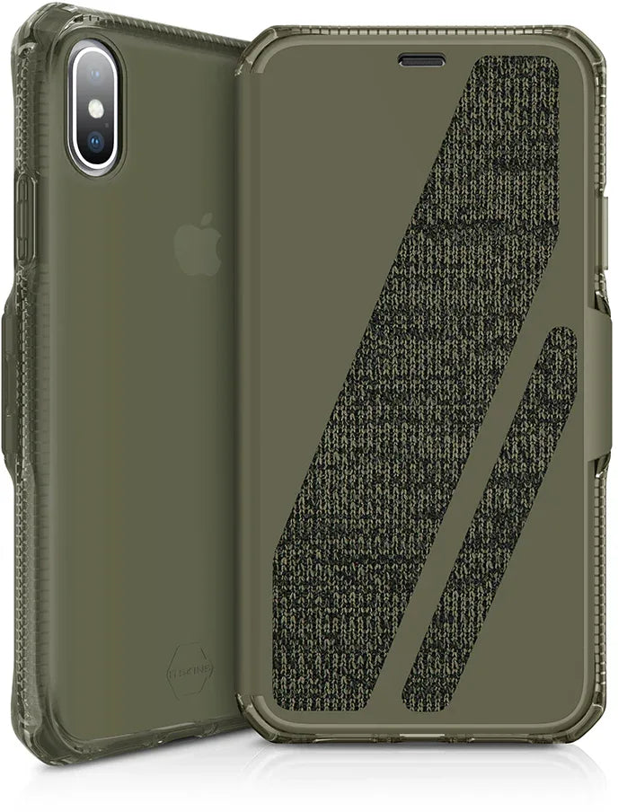 Itskins Level 2 Spectrumfolio For Apple Iphone Xs Max Kaki - Essentify