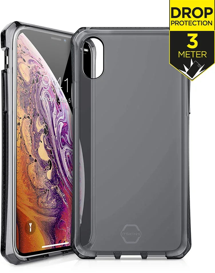 Itskins Level 2 Spectrumclear For Apple Iphone X/Xs Black - Essentify