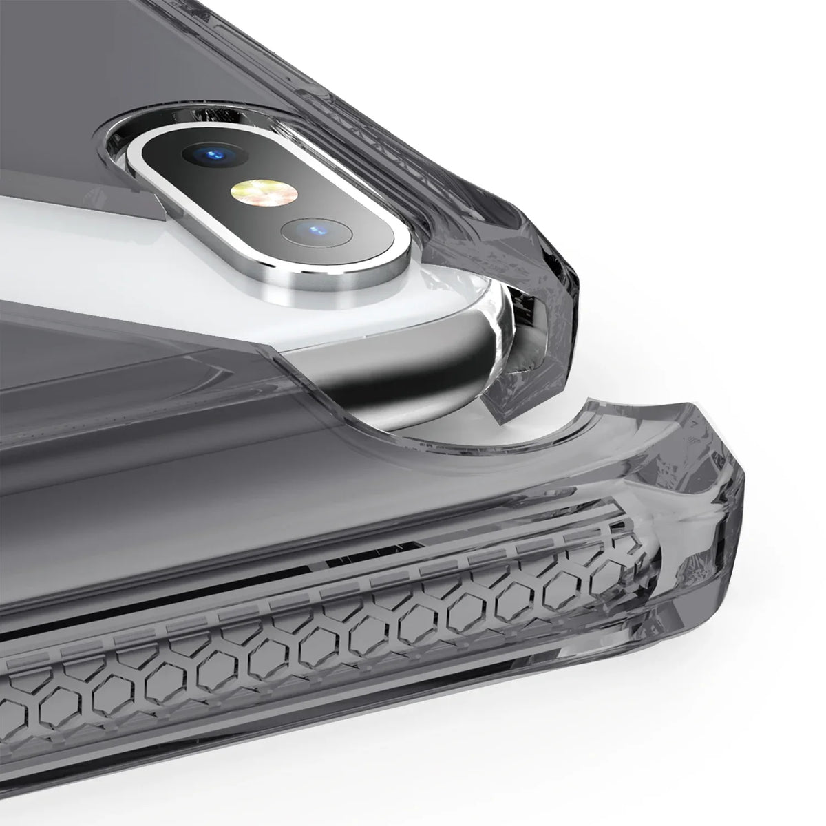 Itskins Level 2 Spectrumclear For Apple Iphone X/Xs Black - Essentify