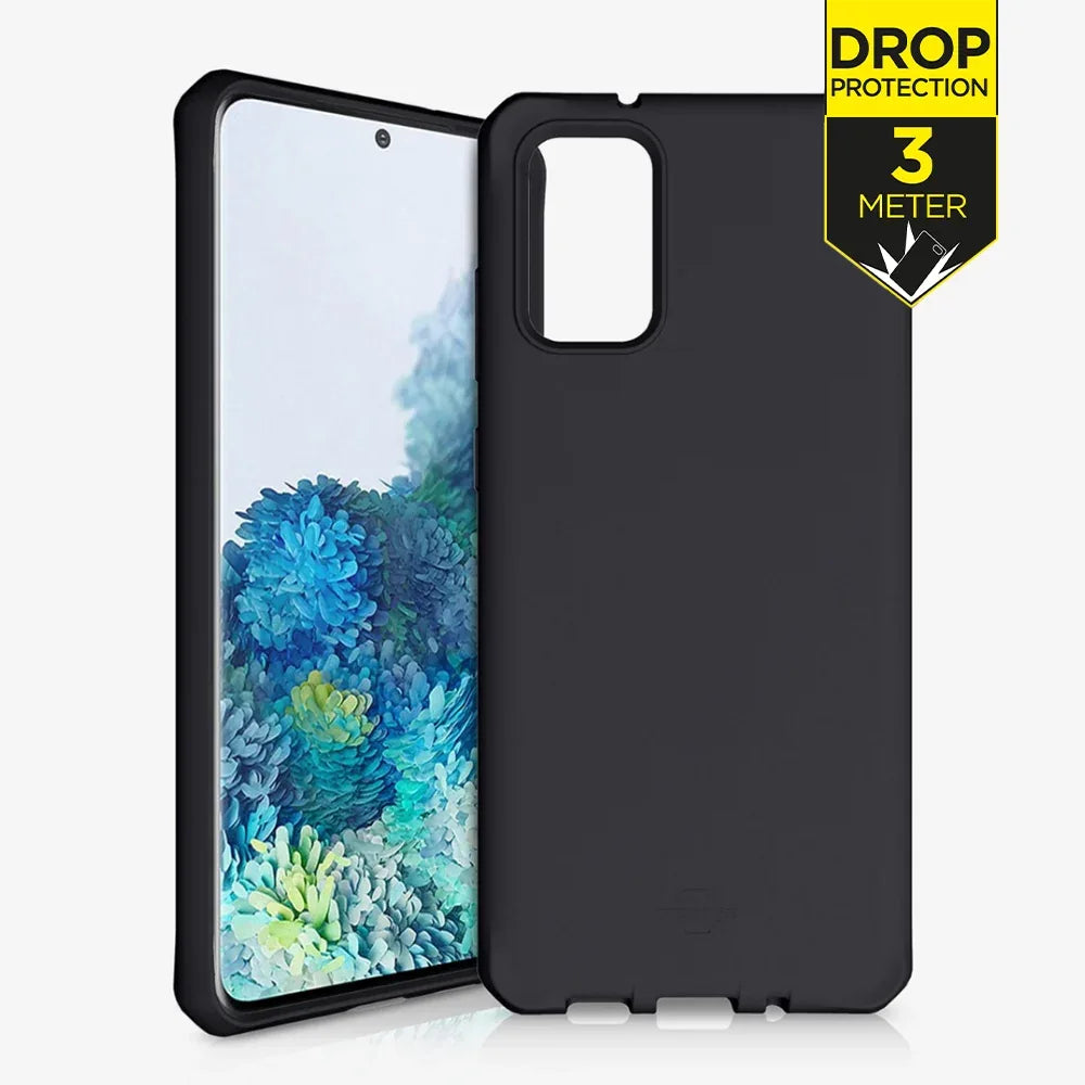 Itskins Level 2 Spectrumsolid For Samsung Galaxy S20+/S20+ 5G Plain Black - Essentify