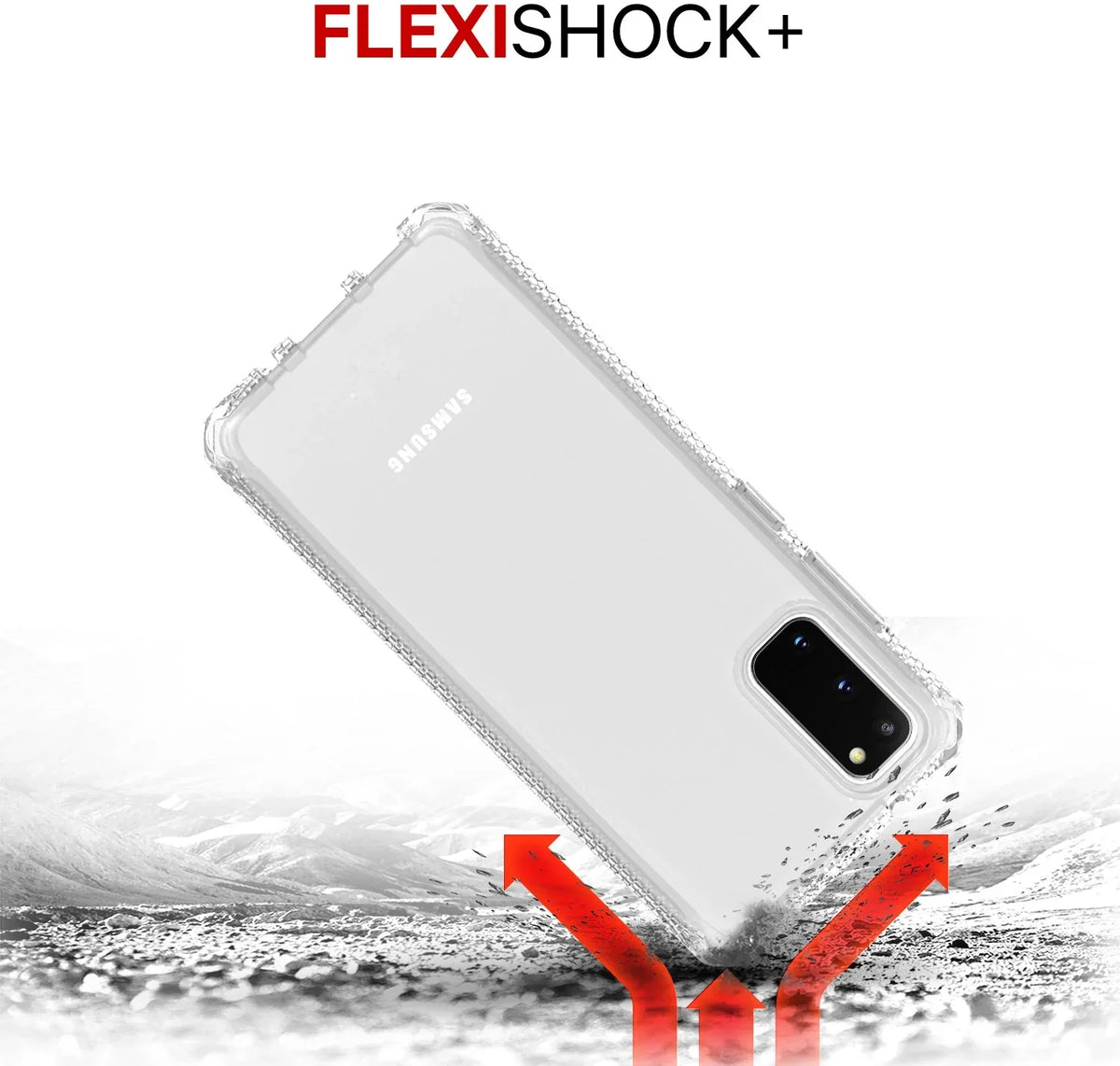 Itskins Level 2 Spectrumclear For Samsung Galaxy S20/S20 5G Transparent - Essentify