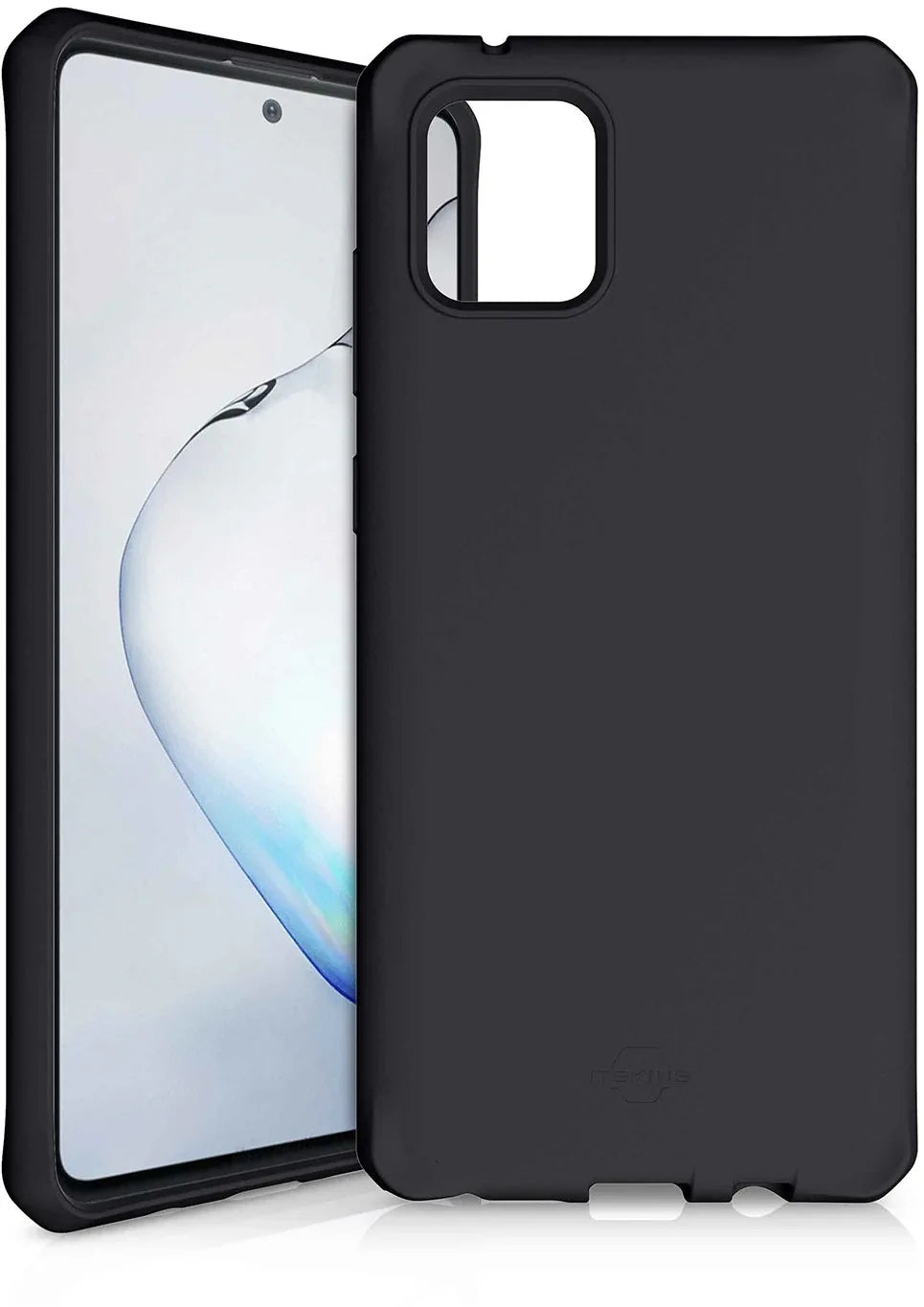 Itskins Level 2 Spectrumsolid For Samsung Galaxy Note10 Lite Plain Black - Essentify