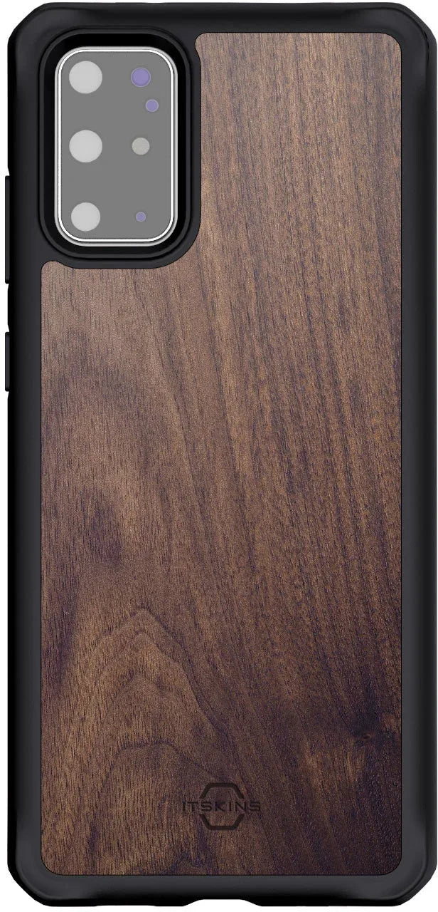 Itskins Level 2 Hybridfusion For Samsung Galaxy S20+/S20+ 5G Dark Wood - Essentify