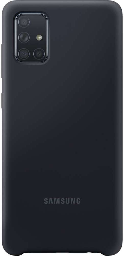 Samsung Ef-Pa715Tbegeu Samsung Silicone Cover Galaxy A71 Black