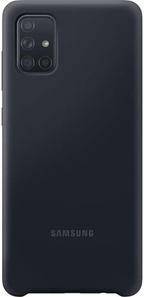 Samsung Silicone Cover Galaxy A71 Black - Essentify