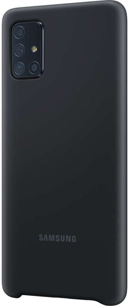 Samsung Ef-Pa715Tbegeu Samsung Silicone Cover Galaxy A71 Black