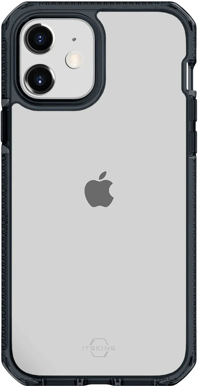 Itskins Level 3 Supremeclear For Apple Iphone 12 Mini Smoke/Transparent - Essentify