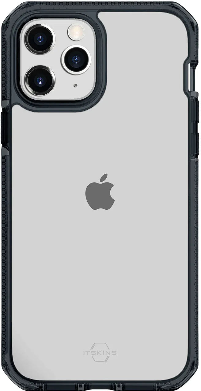 Itskins Level 3 Supremeclear For Apple Iphone 12/12 Pro Smoke/Transparent - Essentify