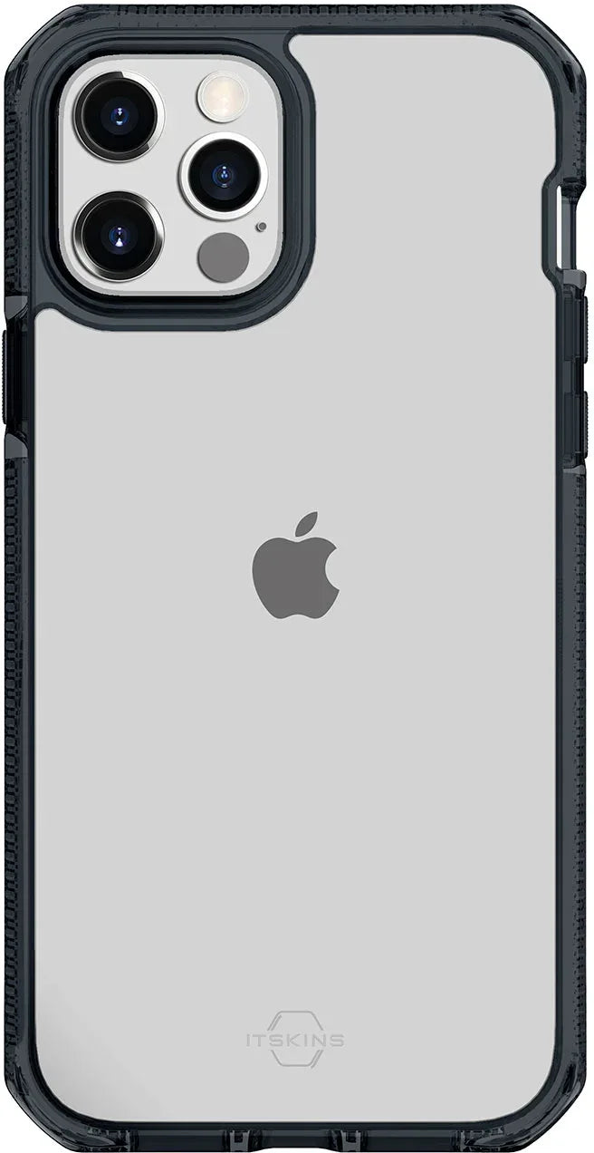 Itskins Level 3 Supremeclear For Apple Iphone 12 Pro Max Smoke/Transparent - Essentify