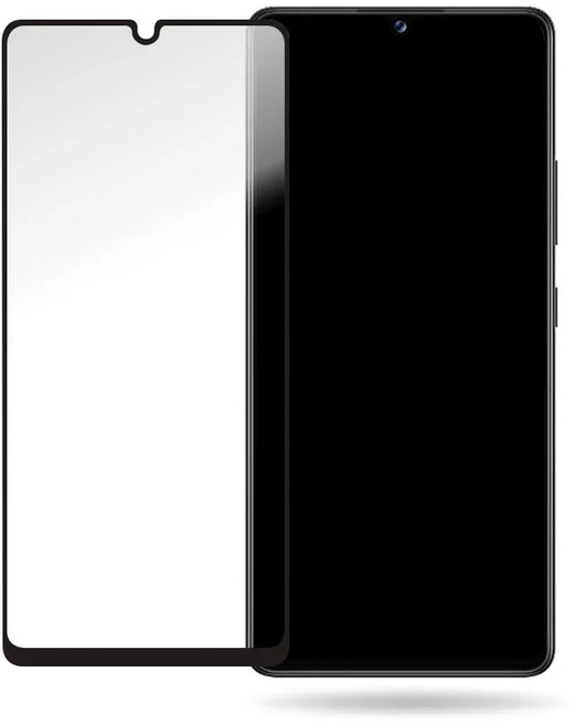 Mobilize Glass Screen Protector - Black Frame - Samsung Galaxy A42 5G - Essentify