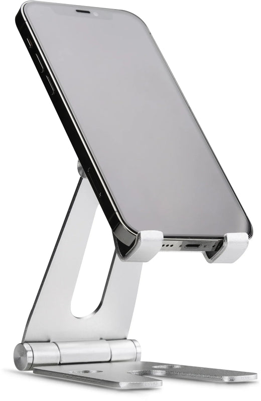 Xccess Foldable Aluminium Phone Holder Silver - Essentify