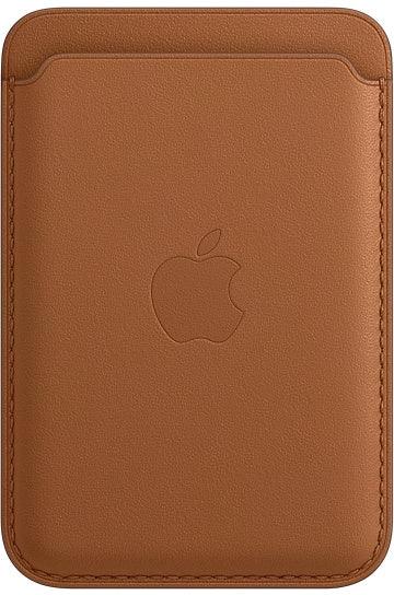 Apple Leather Wallet With Magsafe Saddle Brown - Essentify