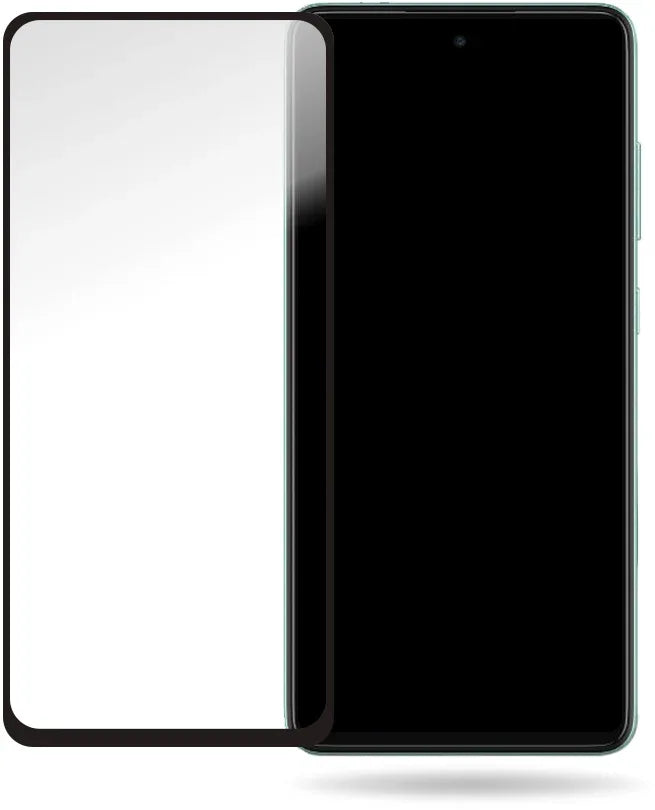 Mobilize Glass Screen Protector - Black Frame - Samsung Galaxy A52/A52 5G/A52S 5G/A53 5G - Essentify