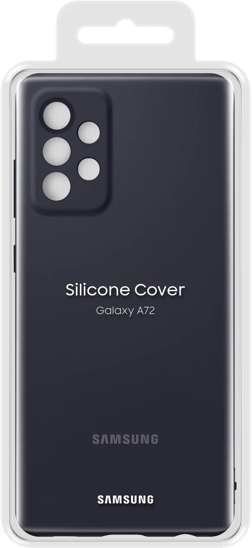 Samsung Silicone Cover Galaxy A72 4G Black - Essentify