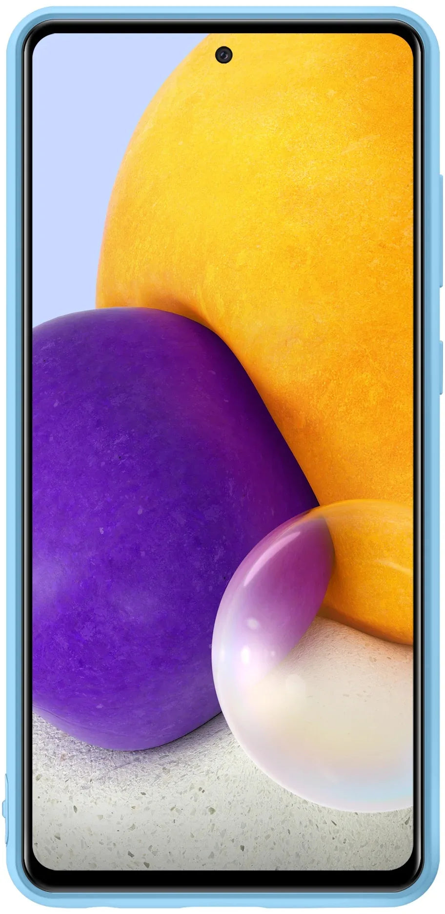 Samsung Silicone Cover Galaxy A72 4G Blue - Essentify