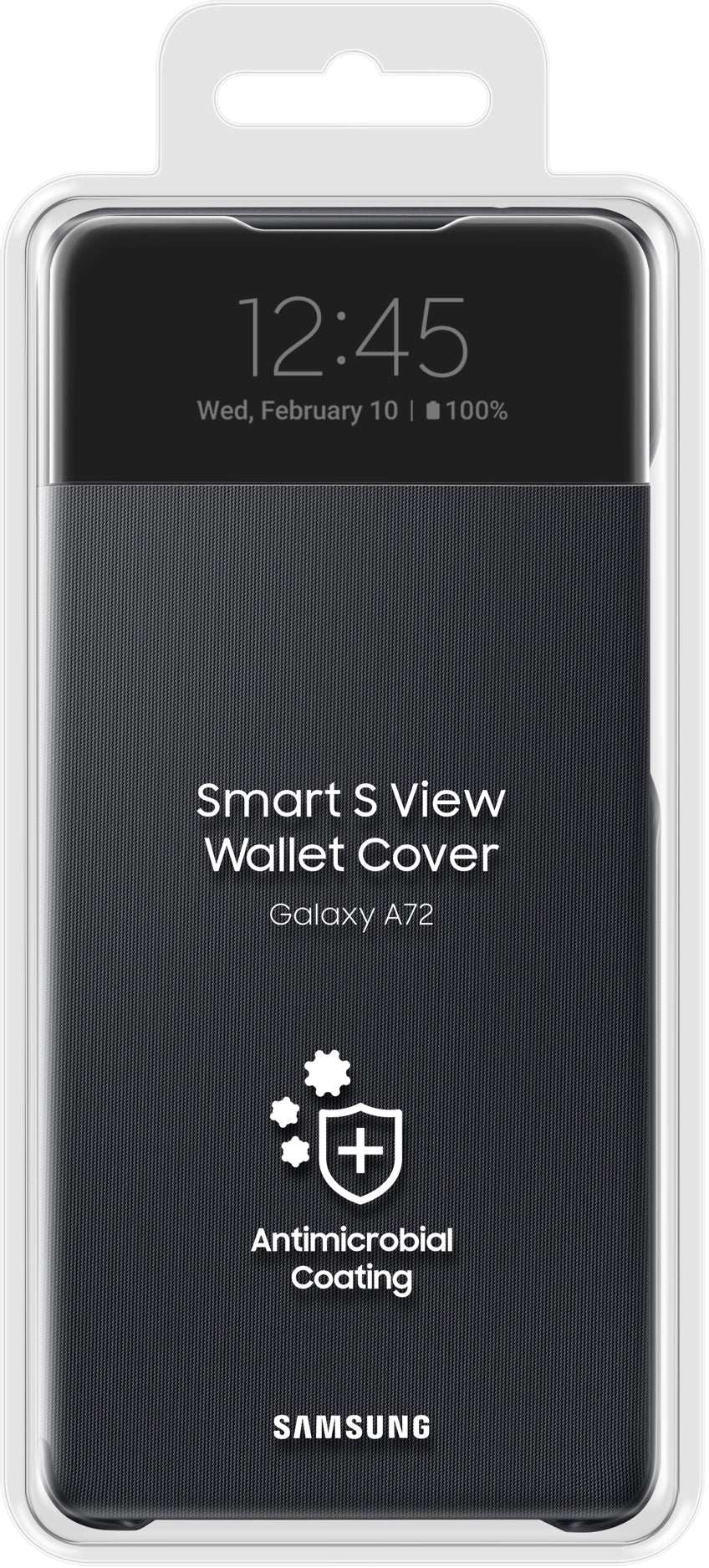 Samsung Ef-Ea725Pbegee Samsung Smart S View Cover Galaxy A72 4G Black