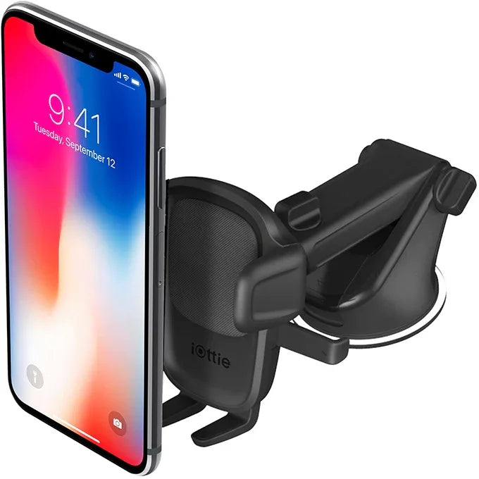 Iottie Easy One Touch 5 Dash/Windshield Mount Black - Essentify