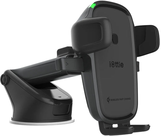 Iottie Easy One Touch Wireless 2 Dash/Windshield Mount 7.5W/10W Black - Essentify