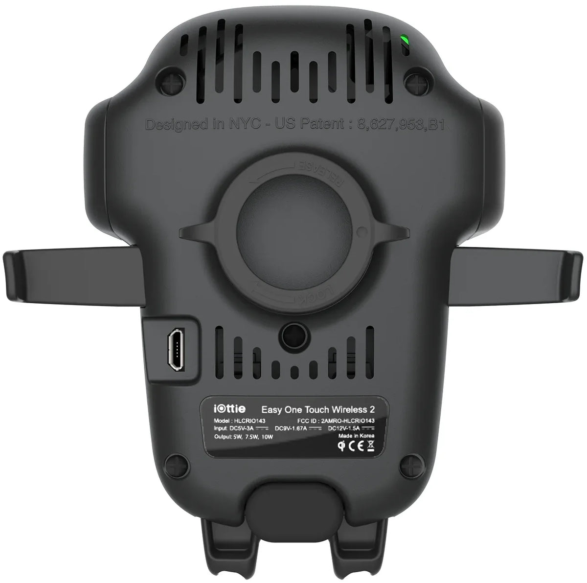 Iottie Easy One Touch Wireless 2 Dash/Windshield Mount 7.5W/10W Black - Essentify