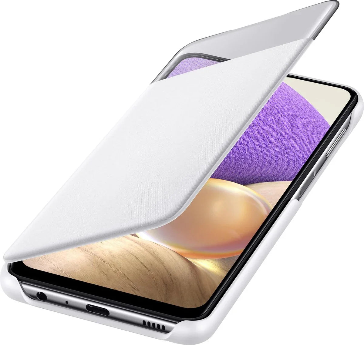 Samsung Smart S View Cover Galaxy A32 White - Essentify