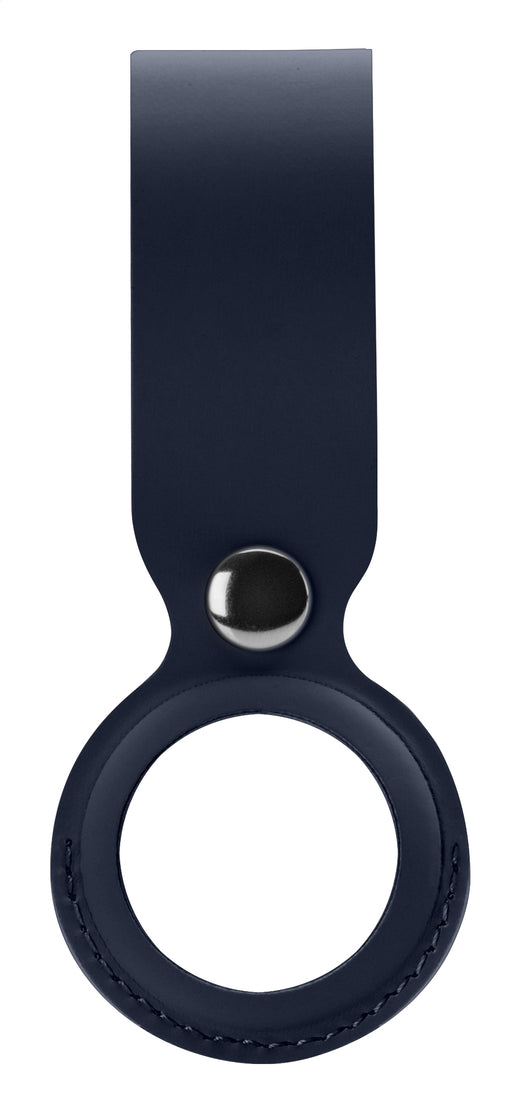 Xccess Pu Leather Airtag Loop Dark Blue