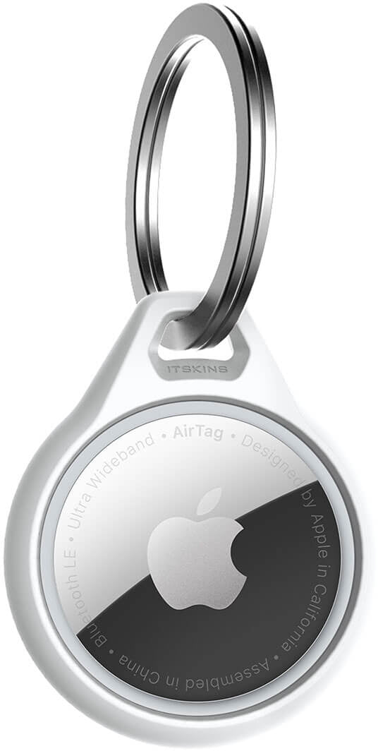 Itskins Level 2 Aircover Solid For Apple Airtag White