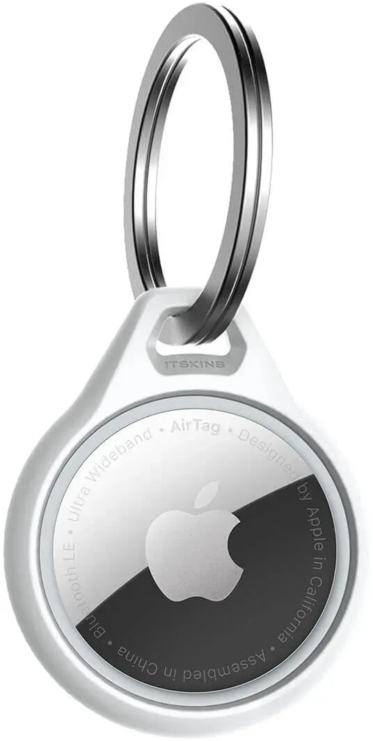 Itskins Level 2 Aircover Solid For Apple Airtag White - Essentify