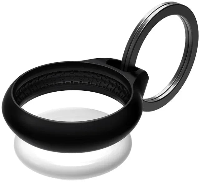 Itskins Level 2 Aircover Solid For Apple Airtag Black (4-Pack) - Essentify