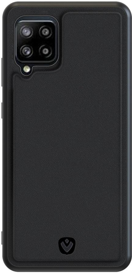 Valenta Leather Back Cover Snap Samsung Galaxy A42/A42 5G Black - Essentify